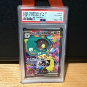 Iono's Bellibolt EX SAR 125/100 Battle Partners PSA 10 Japanese Pokemon