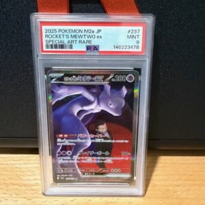 2025 POKEMON JAPANESE M2A-MEGA DREAM EX #237 TEAM ROCKET'S MEWTWO EX PSA 9
