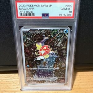 2023 POKEMON JAPANESE SV1A-TRIPLET BEAT ART RARE #080 MAGIKARP PSA 10