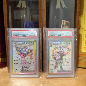Espeon Ex Promo 175 & Umbreon Ex Promo 176 2 PSA 10s Sequential Certificates